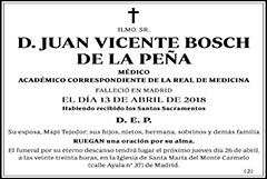 Juan Vicente Bosch de la Peña